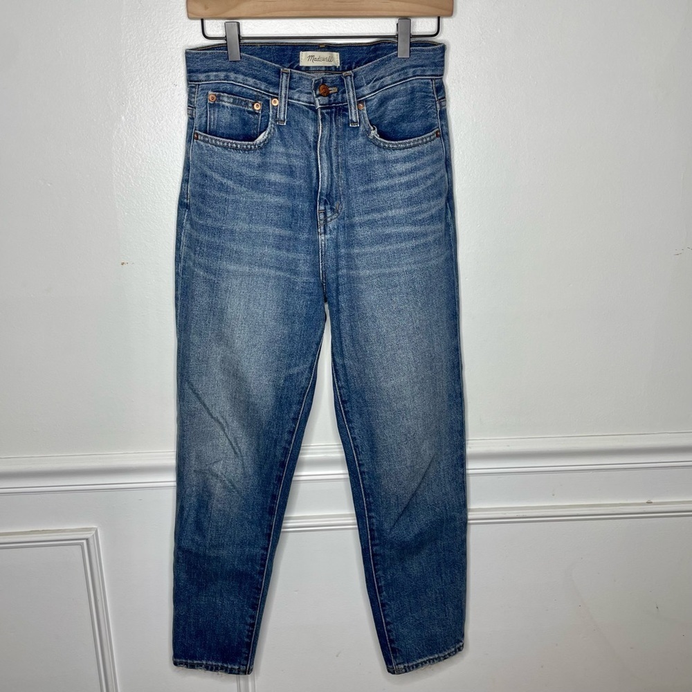 Madewell The Momjean High Rise Rigid Denim Womens 25